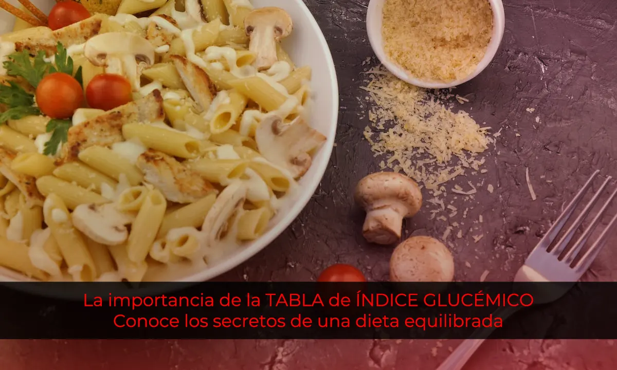 La importancia de la TABLA de ÍNDICE GLUCÉMICO: Conoce los secretos de una dieta equilibrada