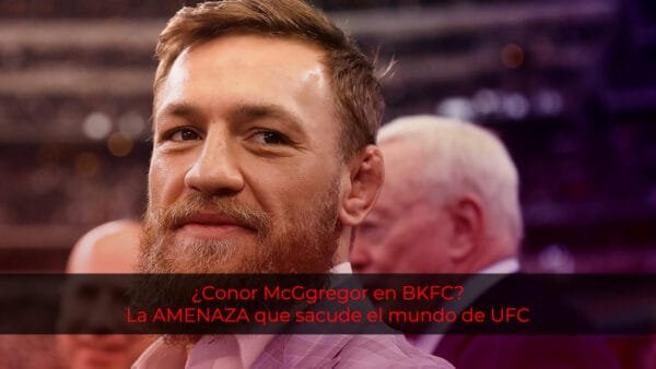 el luchador de mma conor mcgregor amenazando a UFC