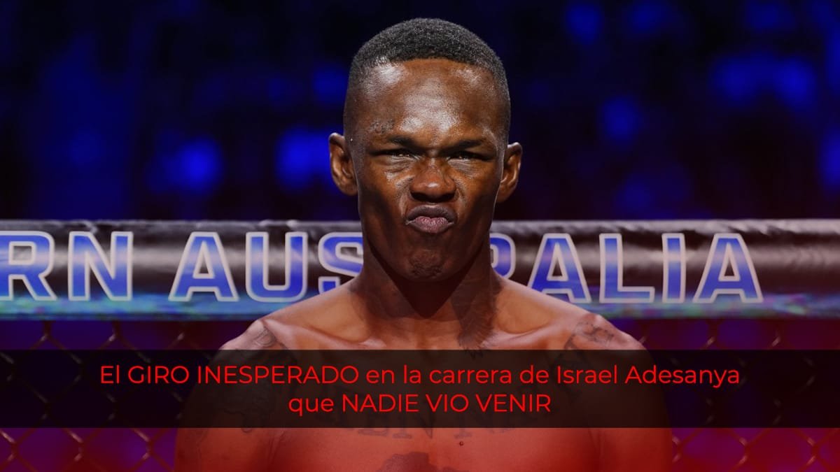 israel adesanya decepcionado en UFC