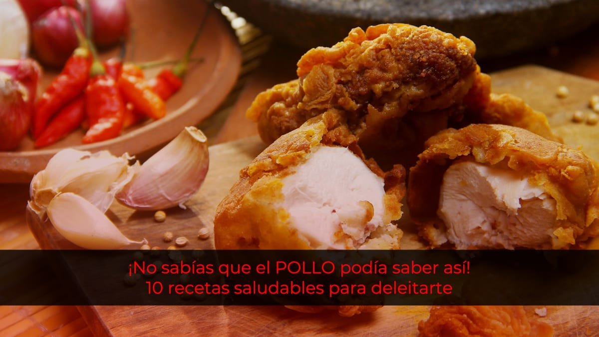 pollo rebozado y dientes de ajo