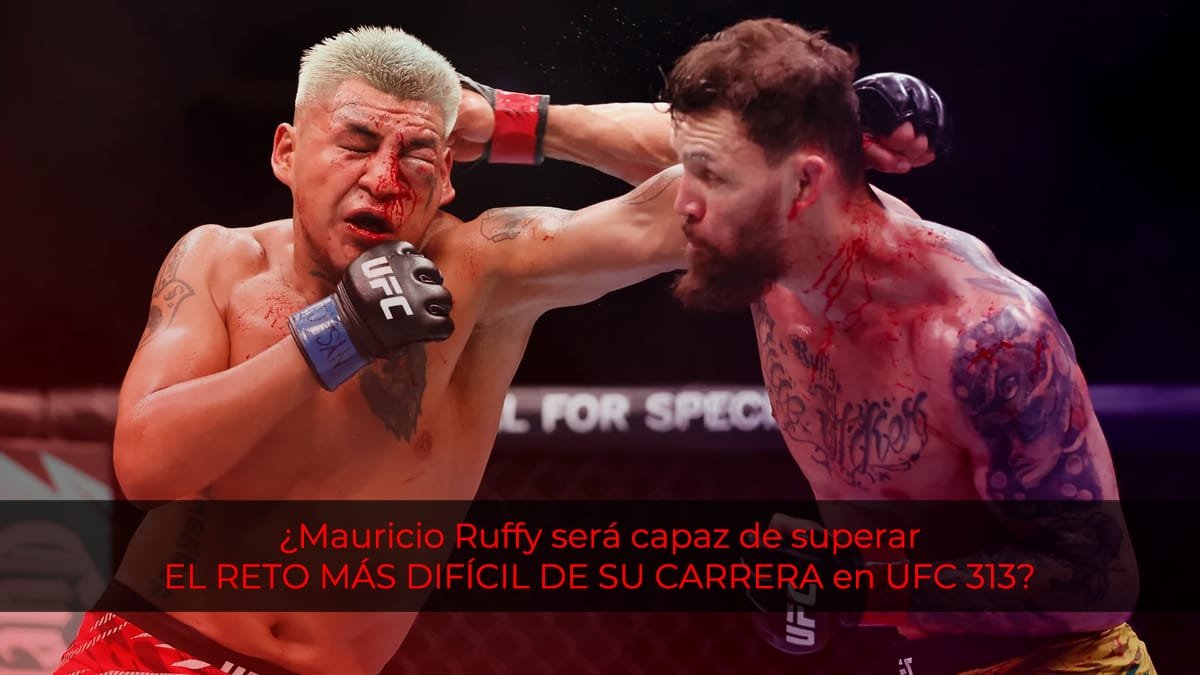 ¿Será Mauricio Ruffy capaz de superar el reto más difícil de su carrera en UFC 313?