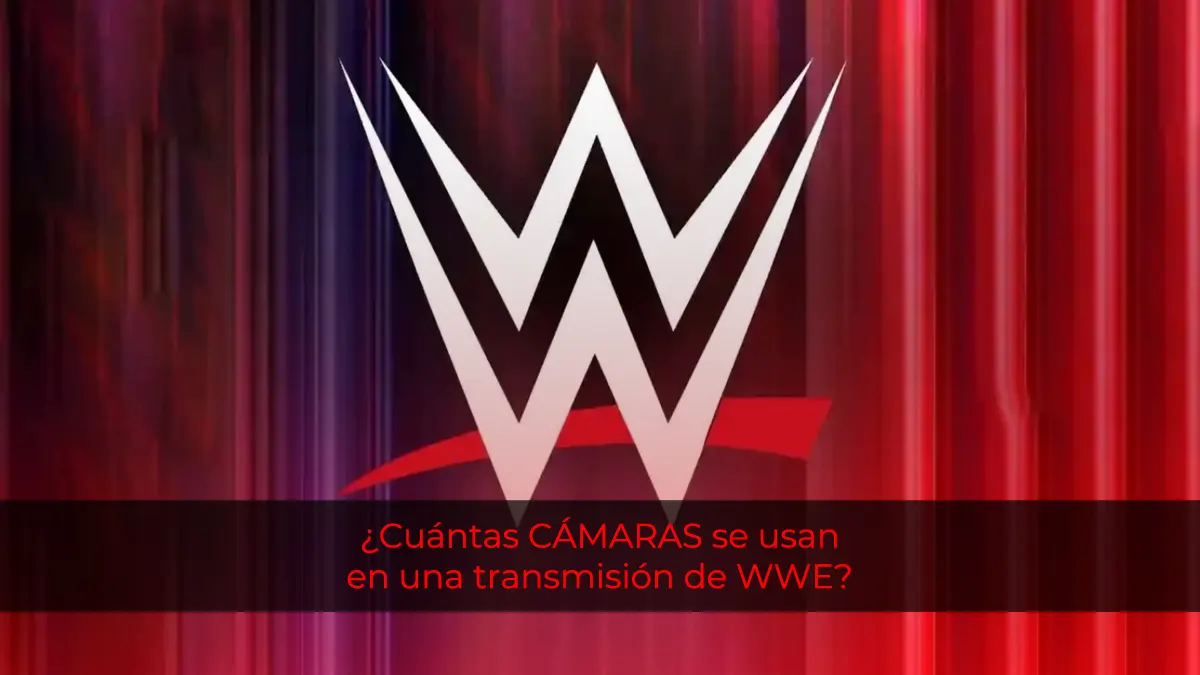 ¿Cuántas cámaras se usan en una transmisión de WWE?