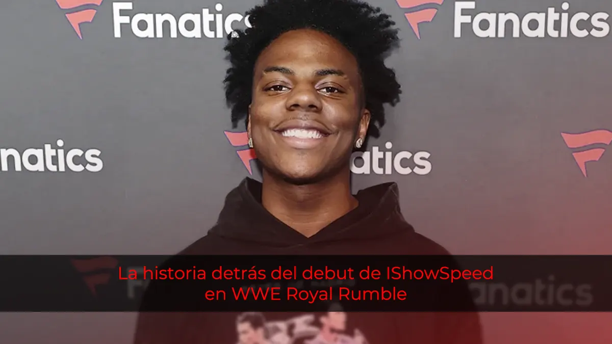 La historia detrás del debut de IShowSpeed en WWE Royal Rumble