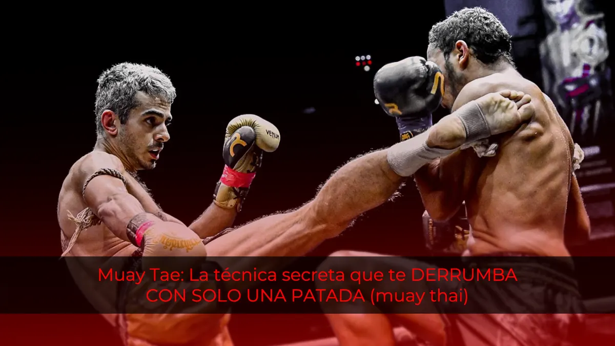 Muay Tae: La técnica secreta que DERRUMBA a los oponentes CON SOLO UNA PATADA (Muay Thai)