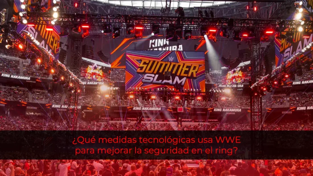 ¿Qué medidas tecnológicas usa WWE para mejorar la seguridad en el ring?