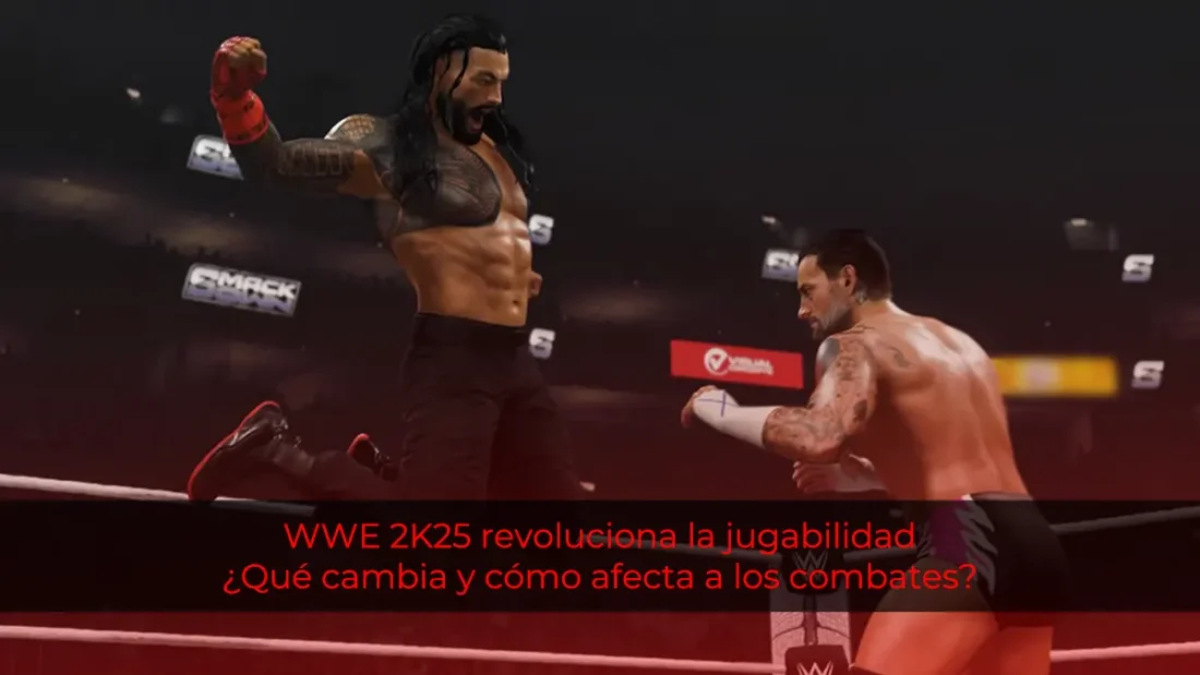 WWE 2K25 revoluciona la jugabilidad: ¿Qué cambia y cómo afecta a los combates?